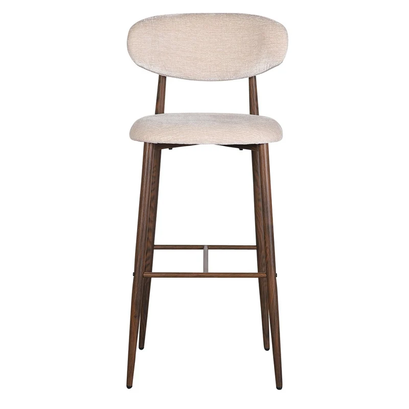 Pole to Pole Barstuhl Japandi – Tan, Höhe 109,5 cm, 2er-Set