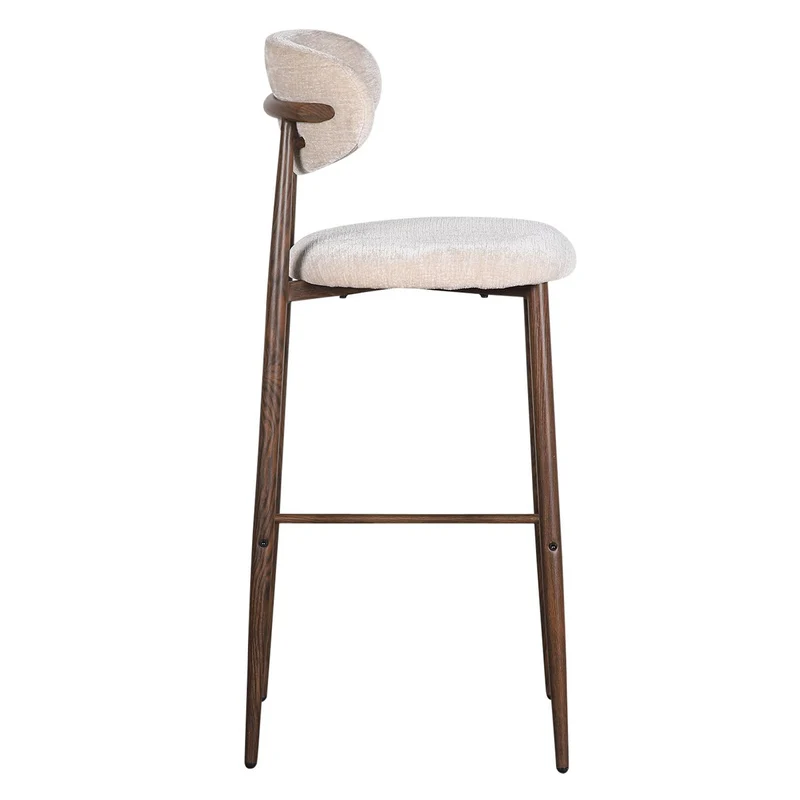 Pole to Pole Barstuhl Japandi – Tan, Höhe 109,5 cm, 2er-Set