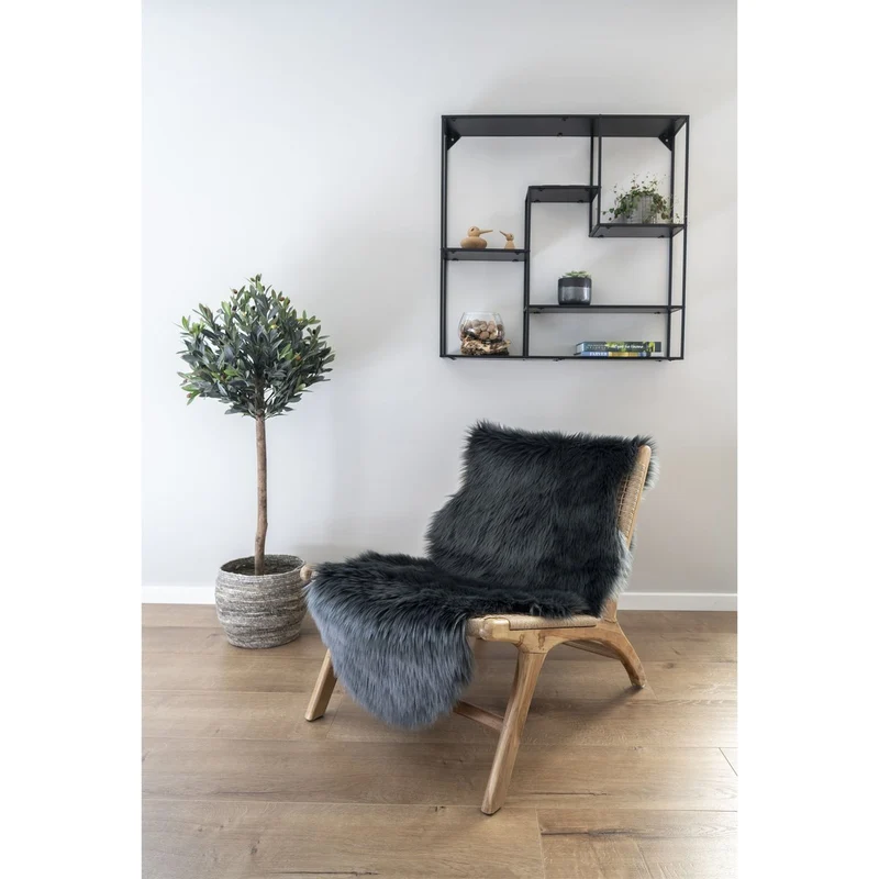 House Nordic Kunstfell Felia Long – Grau, Polyester
