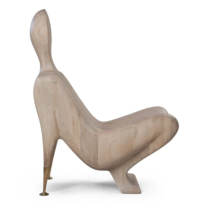 Christopher Guy handgeschnitzte Skulptur Sitz 60-0418 von Instylior