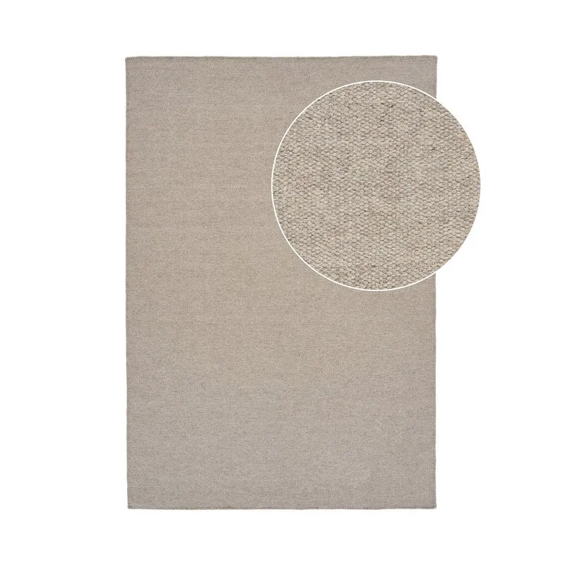 House Nordic Teppich Dark Sand – handgewebt in natürlicher Sandoptik