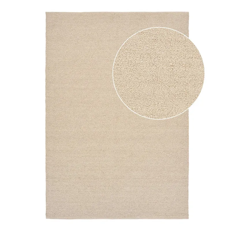 House Nordic Teppich Bela – handgewebt in warmem Beige