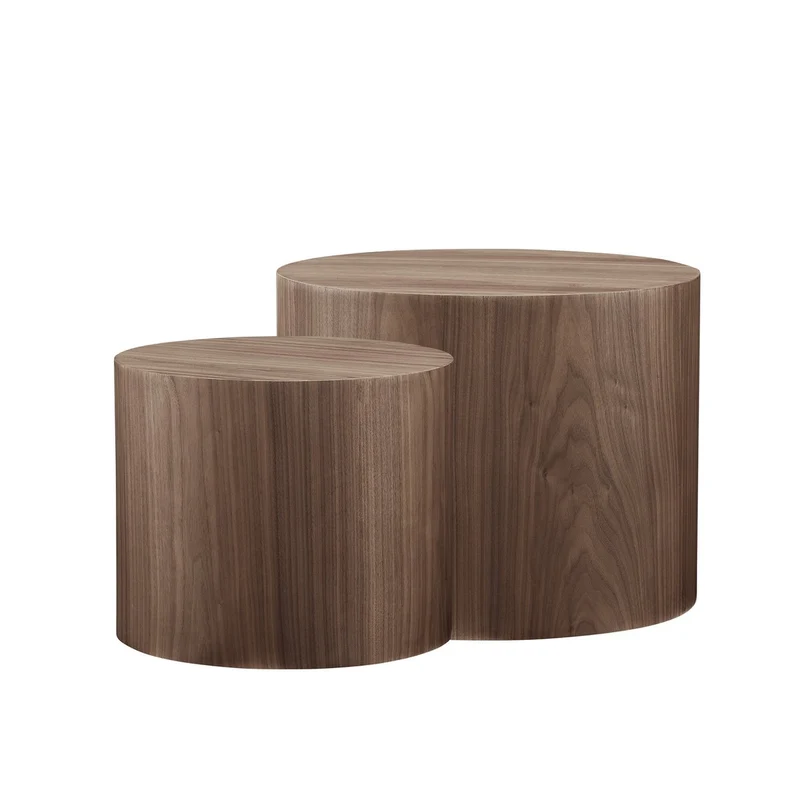 SalesFever Couchtisch Set Walnuss – 2-teilig