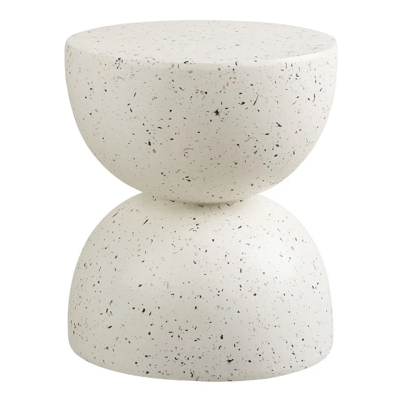 House Nordic Beistelltisch Bonita – Terrazzo-Optik, Ø 40 cm
