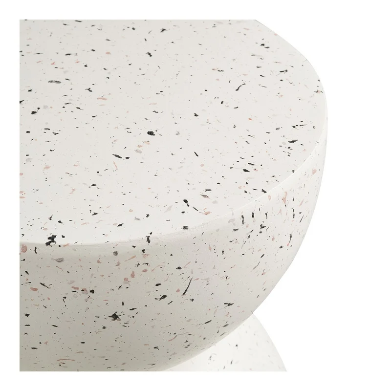 House Nordic Beistelltisch Bonita – Terrazzo-Optik, Ø 40 cm