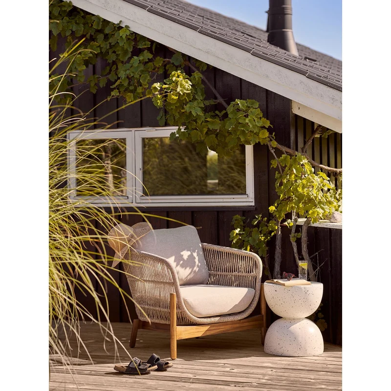 House Nordic Beistelltisch Bonita – Terrazzo-Optik, Ø 40 cm