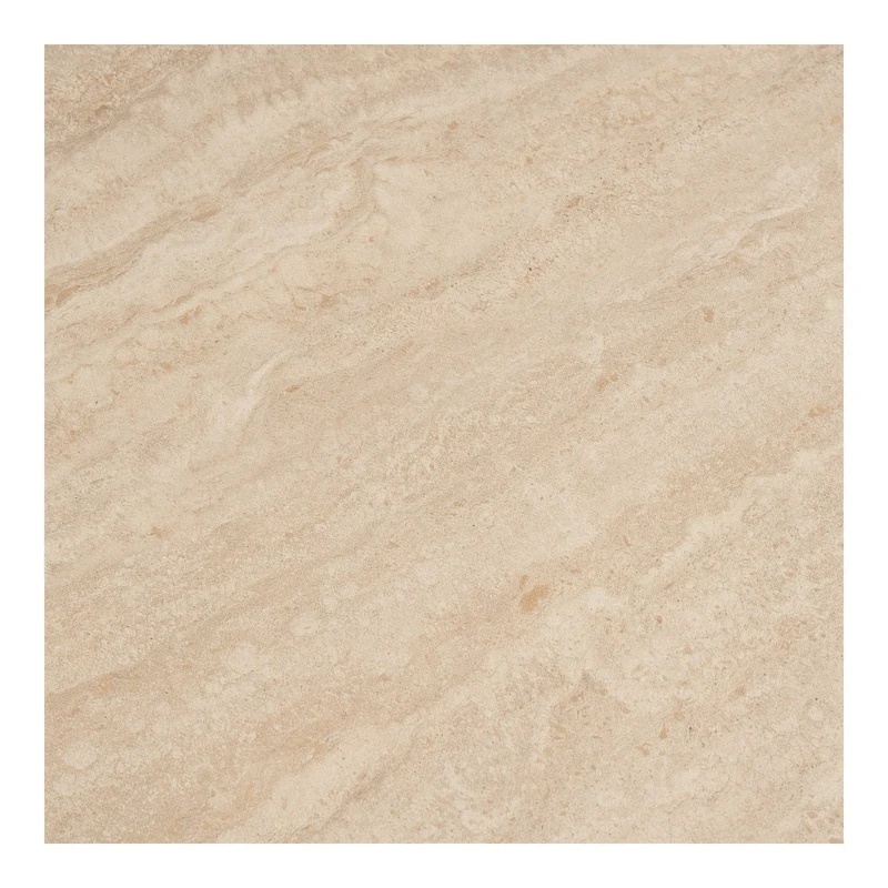 House Nordic Couchtisch Annecy – Keramik in Travertinoptik, Ø 70 cm