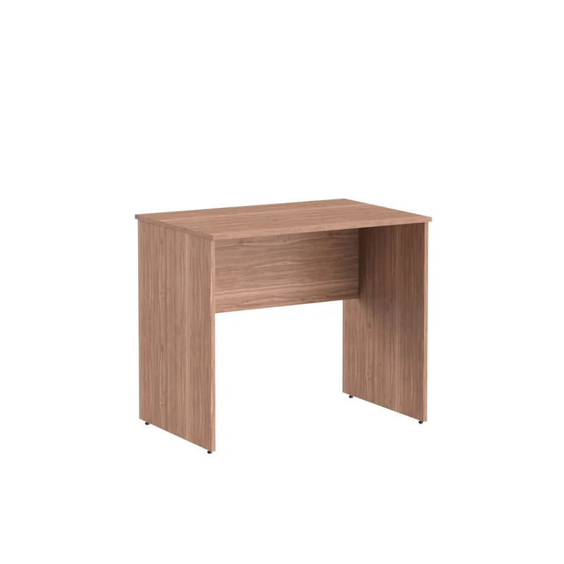 RECTANGULAR SHAPE DESK, MADE IN E1 LAMINATE CHIPBOPARD,WITH WOODEN MODESTY PANEL AND LEGS