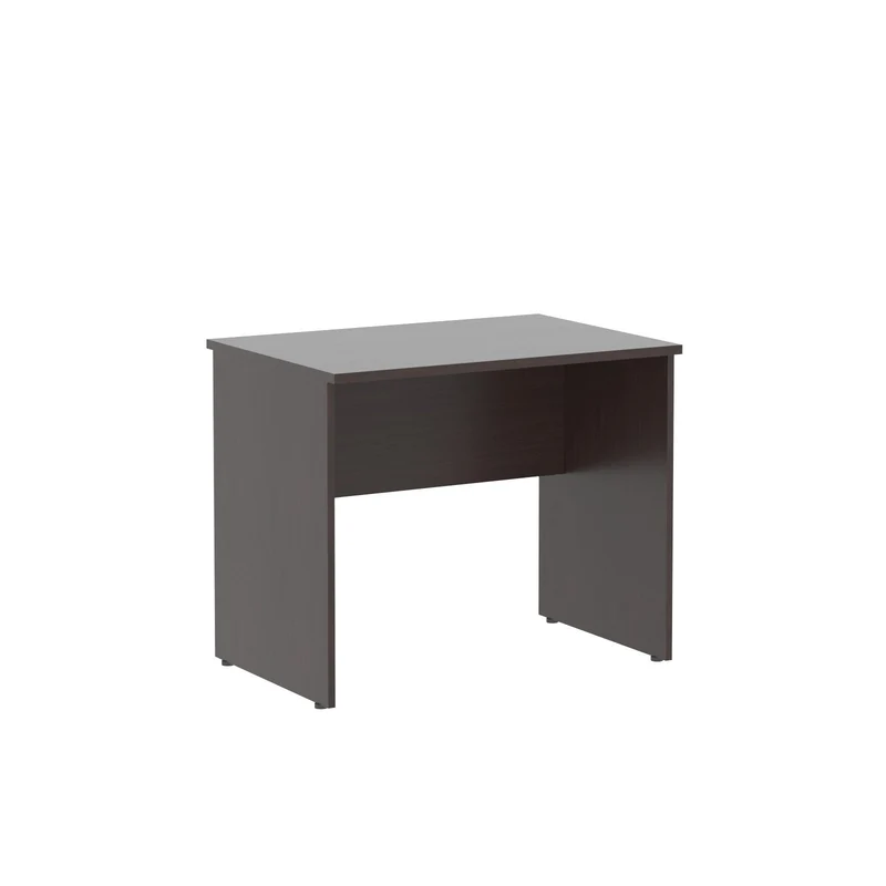 RECTANGULAR SHAPE DESK, MADE IN E1 LAMINATE CHIPBOPARD,WITH WOODEN MODESTY PANEL AND LEGS