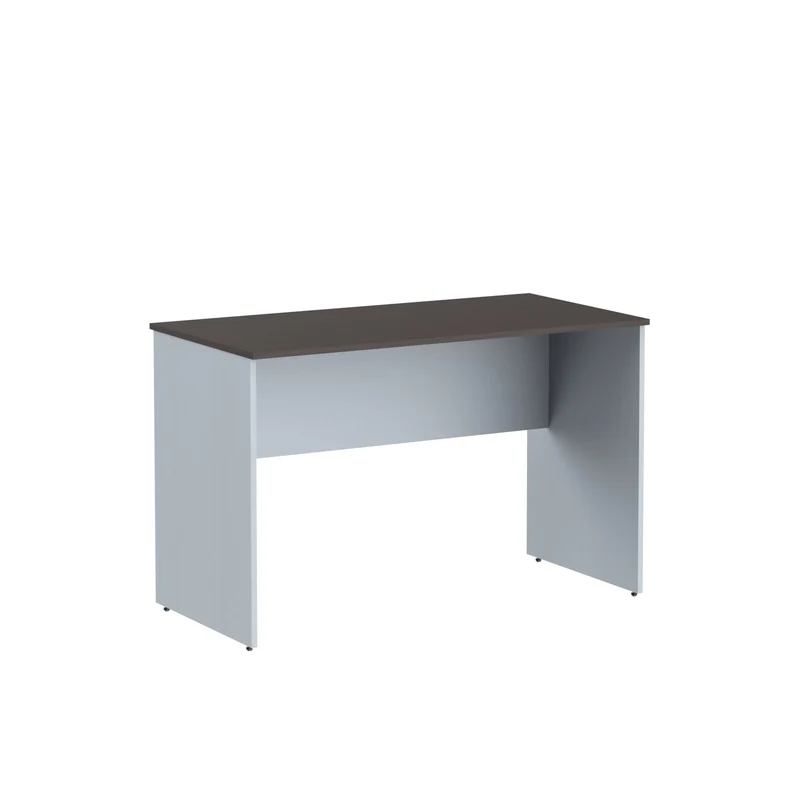 RECTANGULAR SHAPE DESK, MADE IN E1 LAMINATE CHIPBOPARD,WITH WOODEN MODESTY PANEL AND LEGS