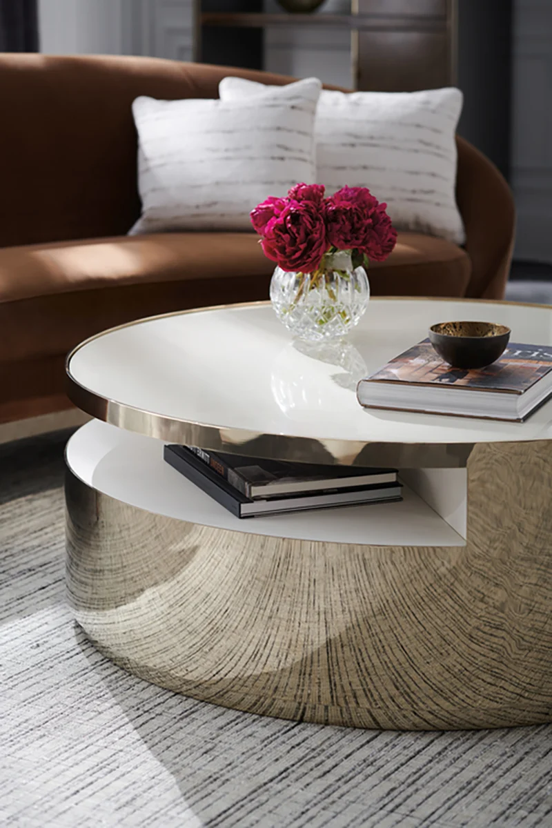Caracole Signature Turn Style Couchtisch SIG-021-401 von Instylior