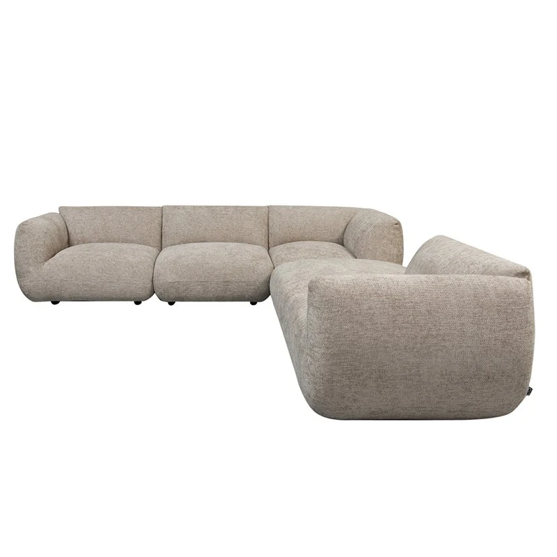 Pole to Pole Amsterdam 5-teiliges Ecksofa – Latte, 304,5 × 311,5 cm