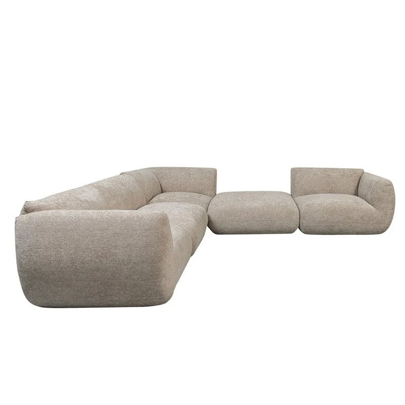 Pole to Pole Amsterdam 5-teiliges Ecksofa – Latte, 304,5 × 311,5 cm