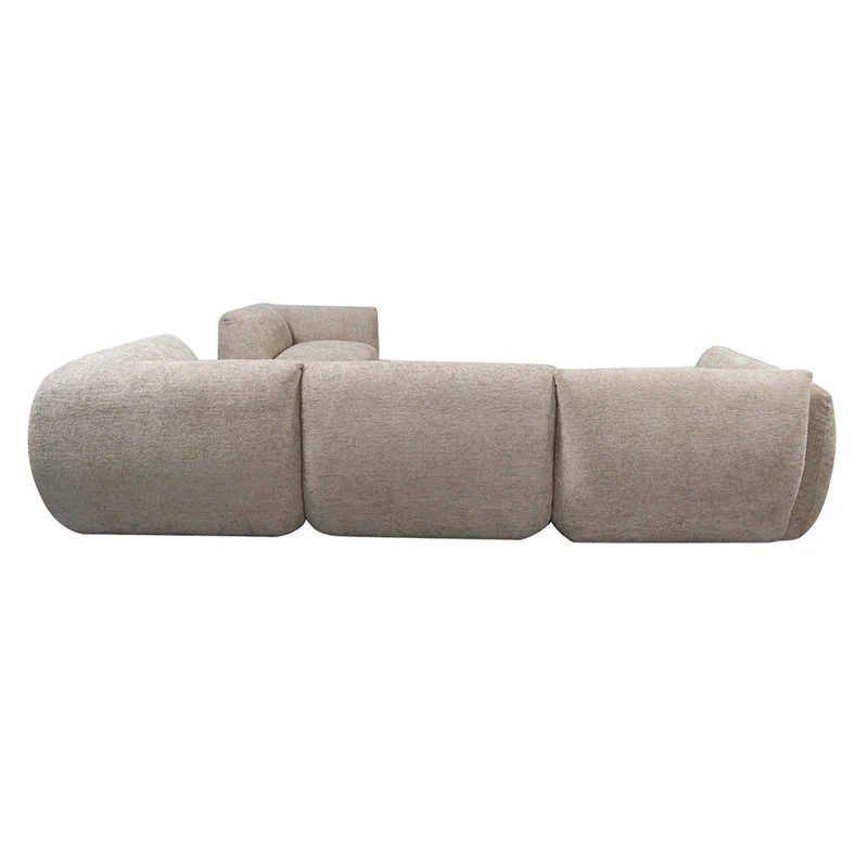 Pole to Pole Amsterdam 5-teiliges Ecksofa – Latte, 304,5 × 311,5 cm