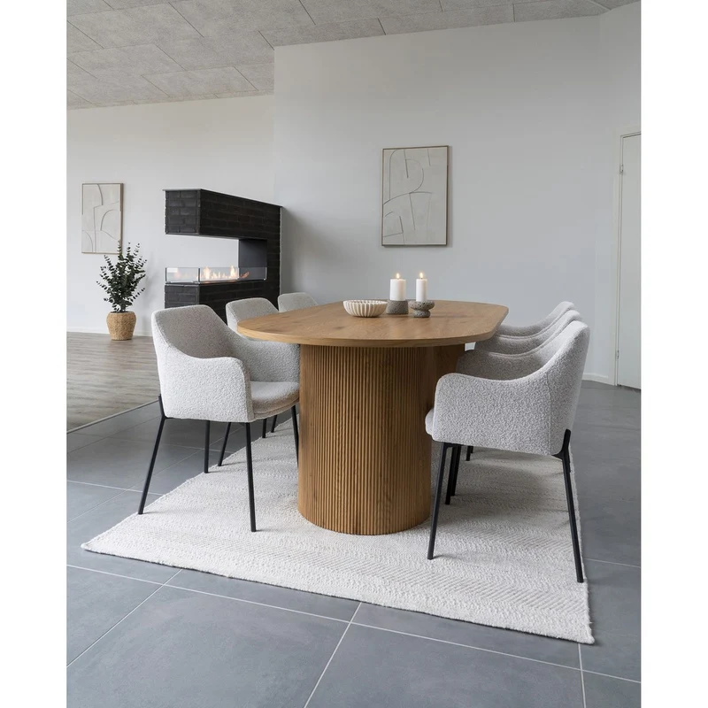House Nordic Wanddekoration Madeline Relief – Weiß, Nr. 1, 60 × 90 cm, Segeltuch
