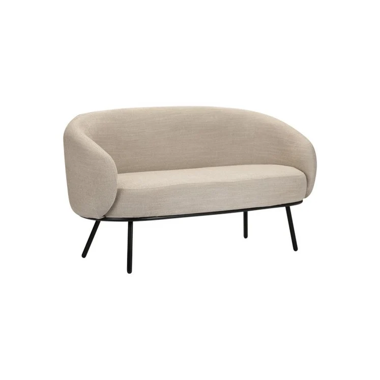 Pole to Pole Zweisitzer-Sofa Mars – Beige, 136 × 70 cm