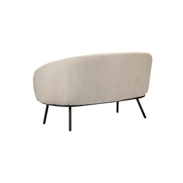 Pole to Pole Zweisitzer-Sofa Mars – Beige, 136 × 70 cm