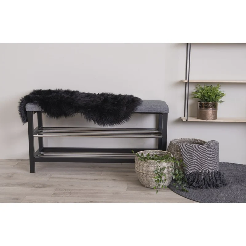 House Nordic Kunstfell Felia – Schwarz, Polyester