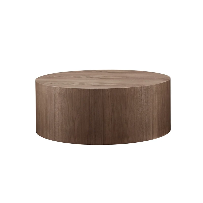 SalesFever Couchtisch Noma – Walnuss, Ø 80 cm