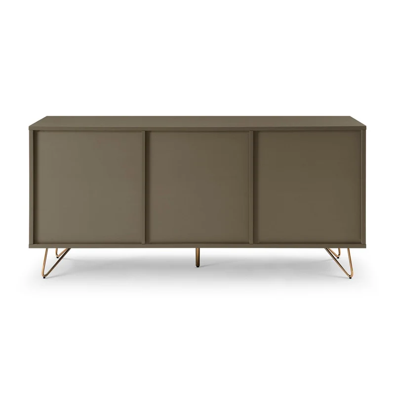 SalesFever Sideboard Livia – Taupe & Gold, 150 cm