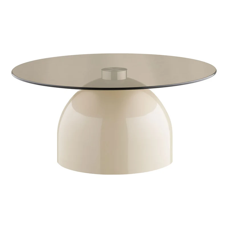 House Nordic Couchtisch Ravello – Beige/Grau, Ø 70 cm