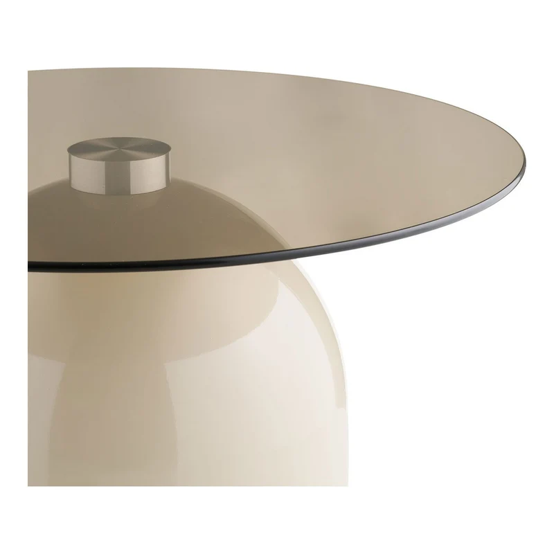 House Nordic Couchtisch Ravello – Beige/Grau, Ø 70 cm