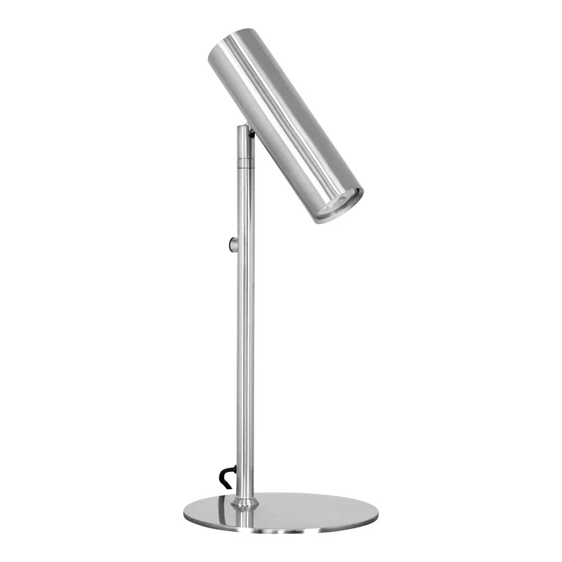 House Nordic Tischleuchte Paris – Stahl, Silber, 47 cm