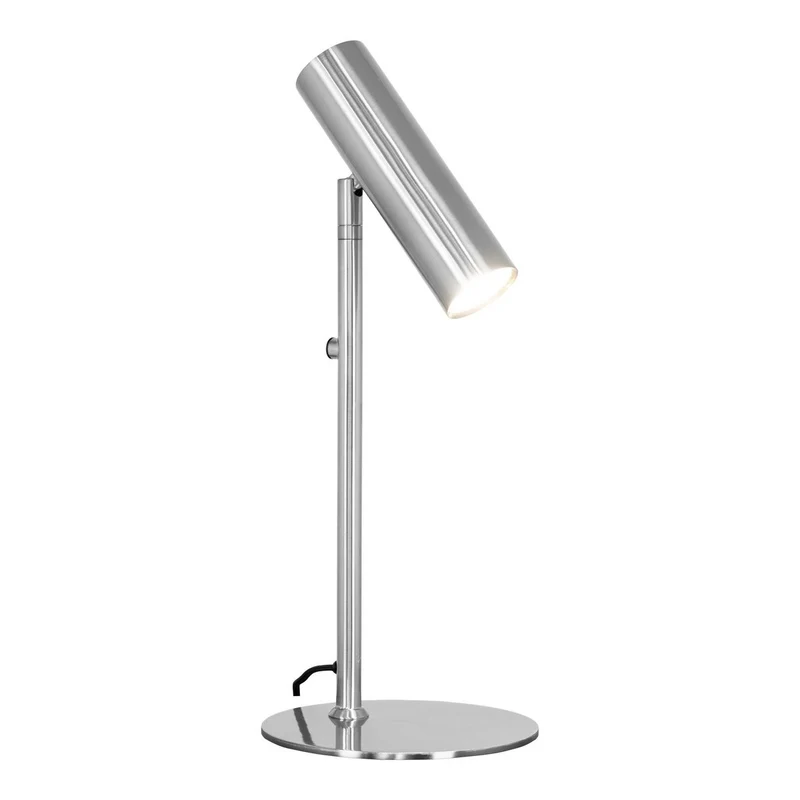 House Nordic Tischleuchte Paris – Stahl, Silber, 47 cm