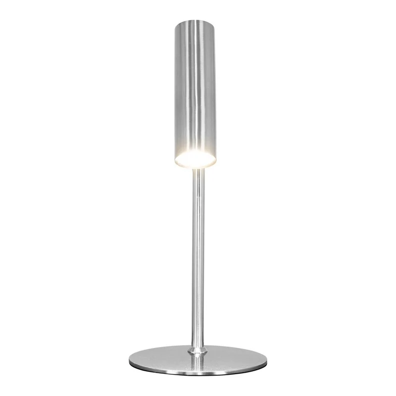 House Nordic Tischleuchte Paris – Stahl, Silber, 47 cm