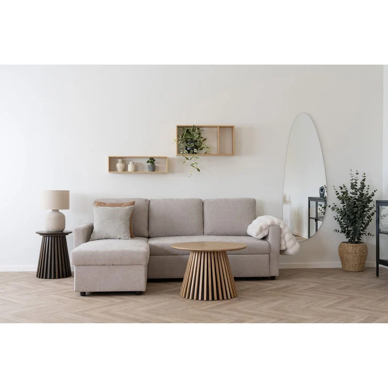 House Nordic Wohndecke "Galena" – Weiß, Polyester