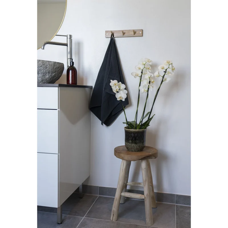 House Nordic Hocker Badia – Teak, Natur - Ø 30 × 45 cm
