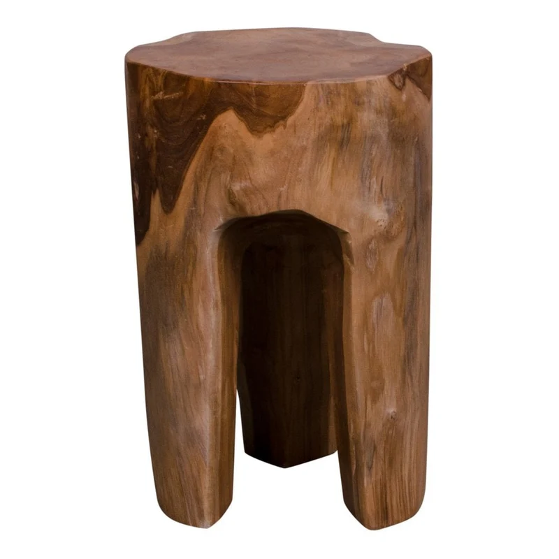 House Nordic Rosenhocker – Natur, Teakholz, 26 × 40 cm