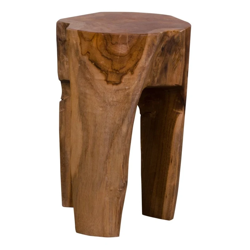 House Nordic Rosenhocker – Natur, Teakholz, 26 × 40 cm