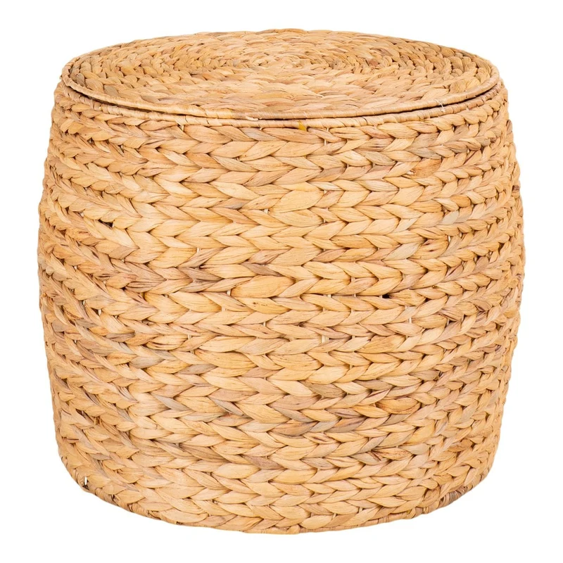 House Nordic Beistelltisch Delia – Natur, Wasserhyazinthe, Ø 43 × 34 cm