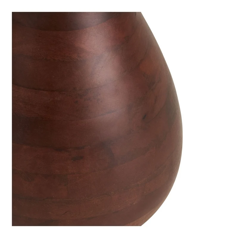 House Nordic Beistelltisch Heide – Mangoholz und Marmor, Ø 40 cm