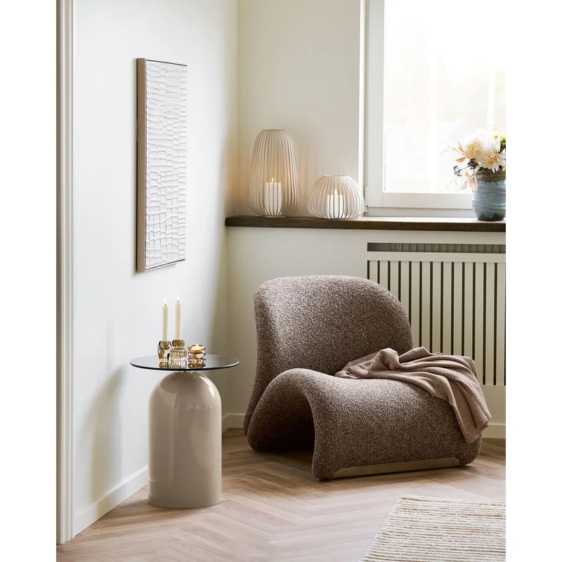 House Nordic Wohndecke Puno – Taupe