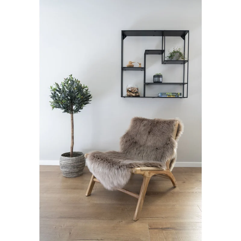 House Nordic Kunstfell Felia Long – Hellbraun, Polyester