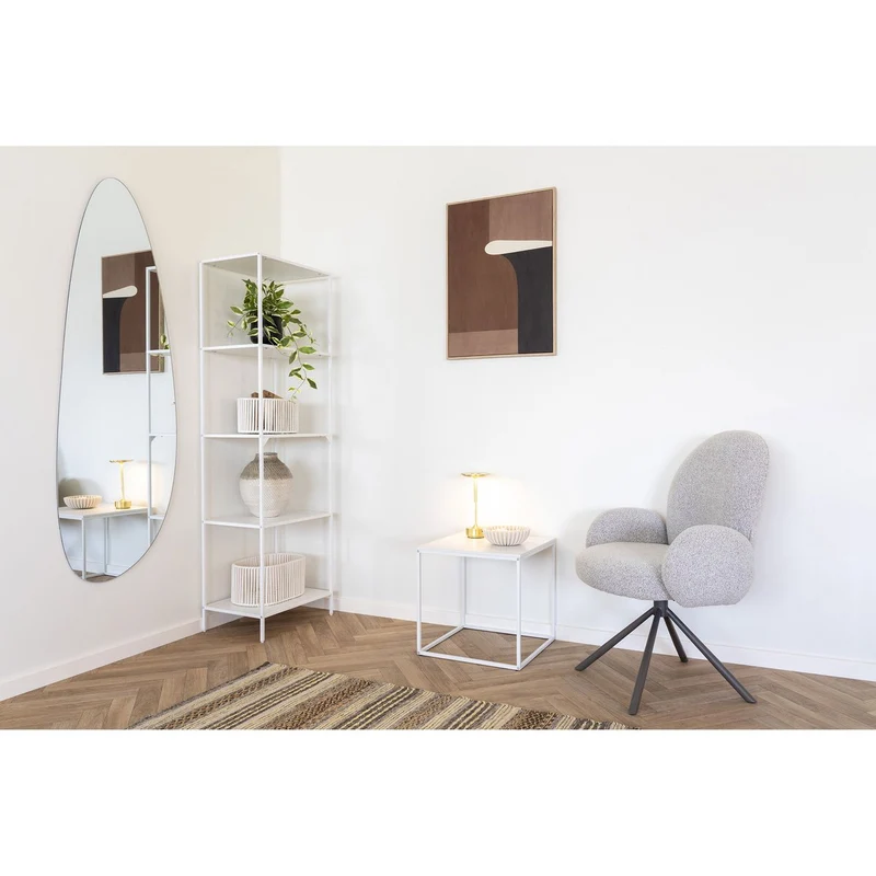 House Nordic Beistelltisch Vita - 45 × 45 × 45 cm – Weiß