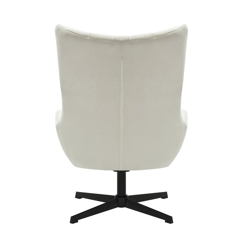 SalesFever Relaxsessel Haven mit Hocker – Creme