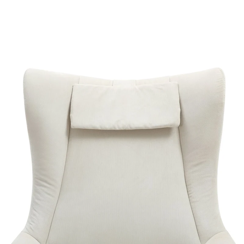 SalesFever Relaxsessel Haven mit Hocker – Creme