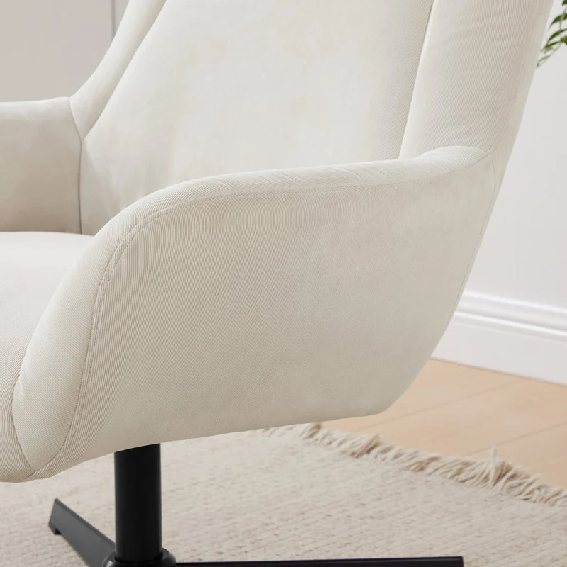 SalesFever Relaxsessel Haven mit Hocker – Creme