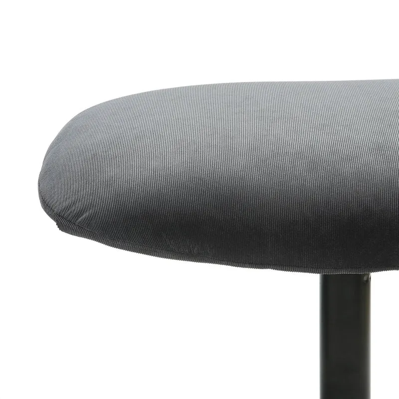 SalesFever Relaxsessel Haven mit Hocker – Cord Grau