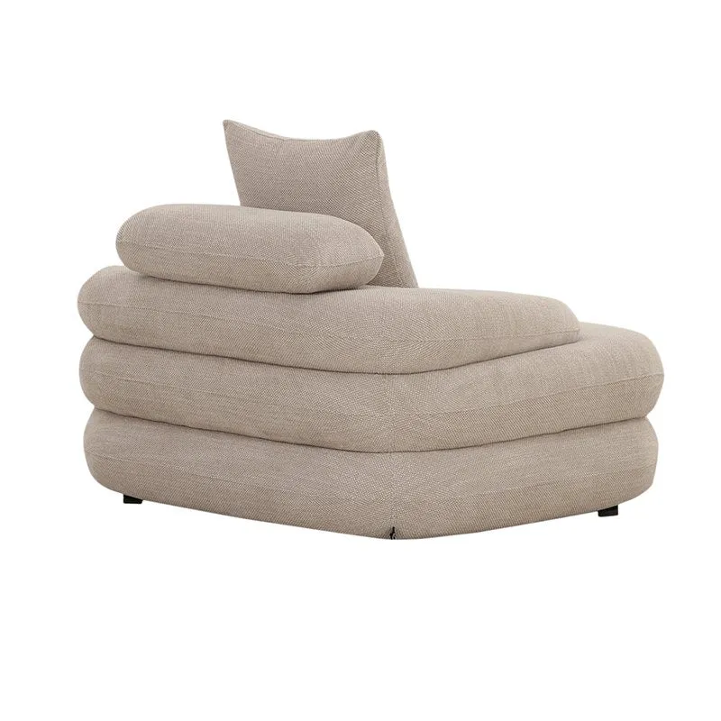 Pole to Pole Loungesessel Kairo – Beige, 103 × 117 × 70 cm