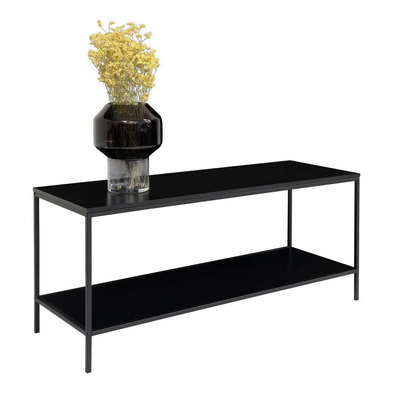 House Nordic Vita TV-Ständer – schwarzer Stahl, 100 × 36 × 45 cm