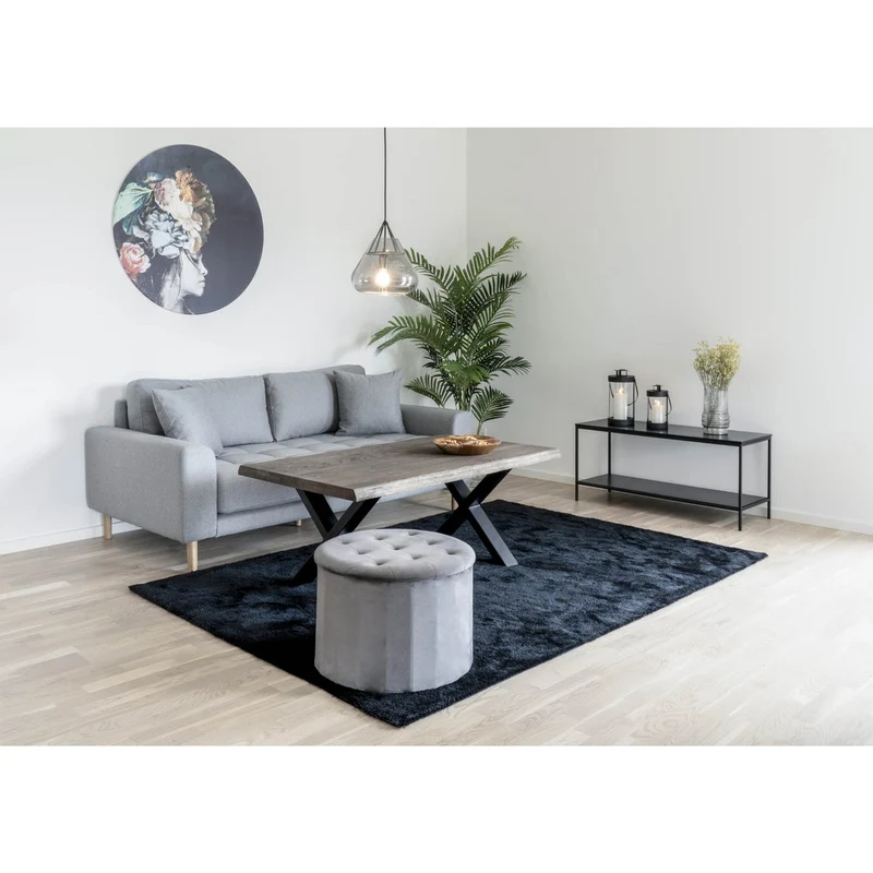 House Nordic Vita TV-Ständer – schwarzer Stahl, 100 × 36 × 45 cm