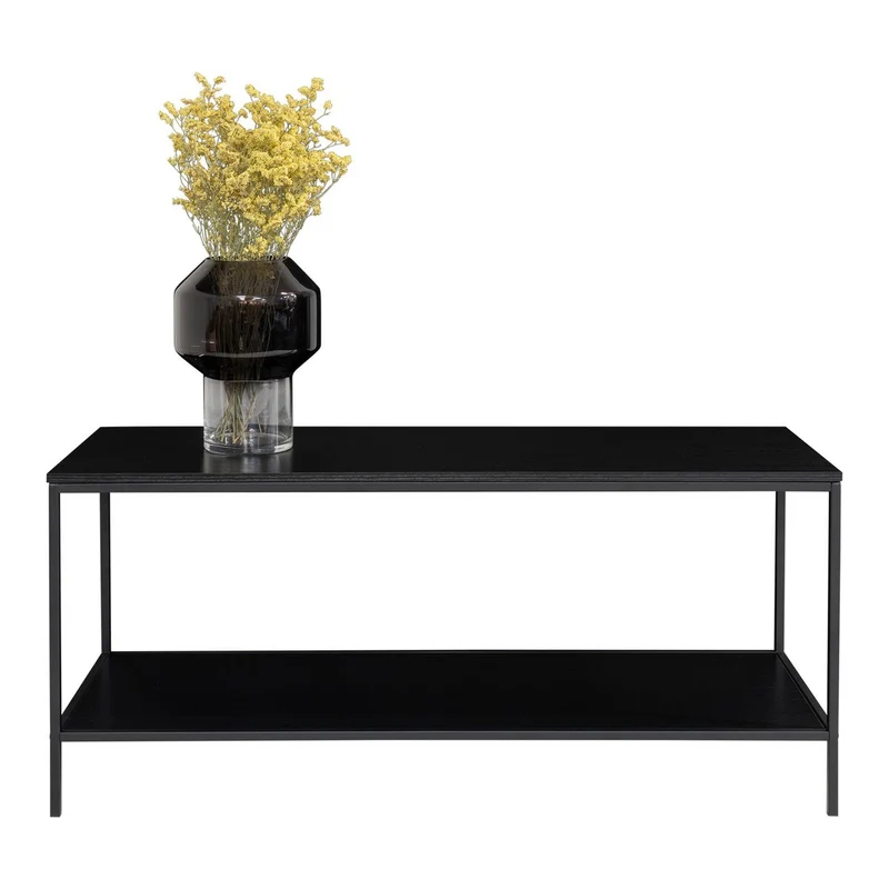 House Nordic Vita TV-Ständer – schwarzer Stahl, 100 × 36 × 45 cm