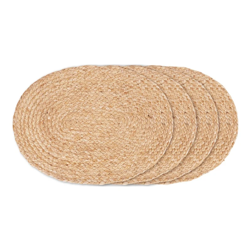 House Nordic Bombay Spacemat – Natur, Jute, 35 × 45 cm - 4, Set von 4