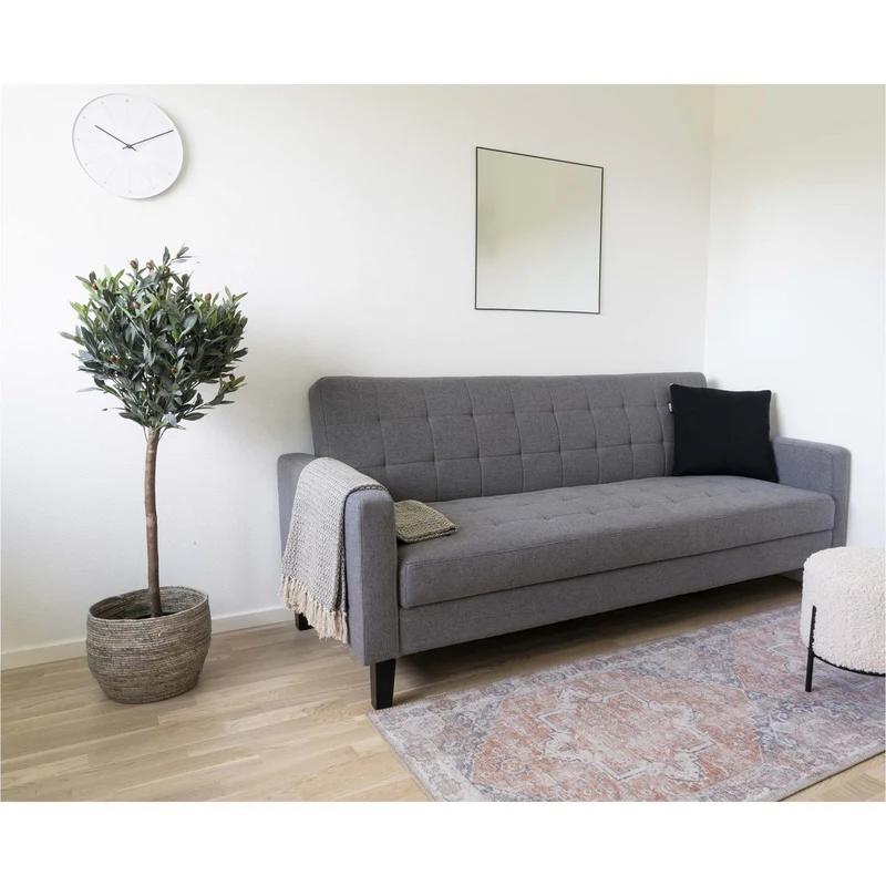 House Nordic Havana Flurläufer – Blau/Orange, Chenille-Polyester, 80 × 200 cm