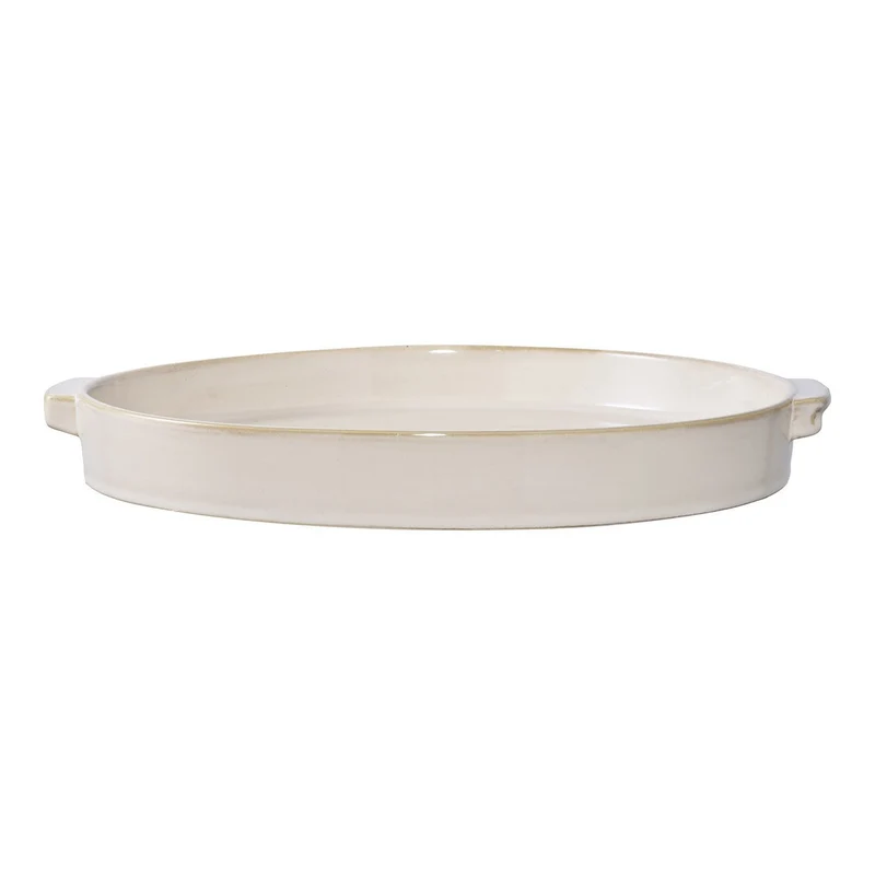 House Nordic Tablett – Weiß, 37 × 37 × 4,5 cm, Keramik