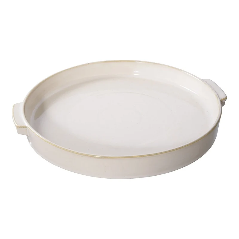 House Nordic Tablett – Weiß, 37 × 37 × 4,5 cm, Keramik